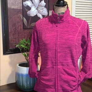 Women’s magenta polar tech north face fleece Med